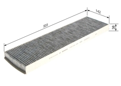 Aktivkohlefilter, Innenraumluft